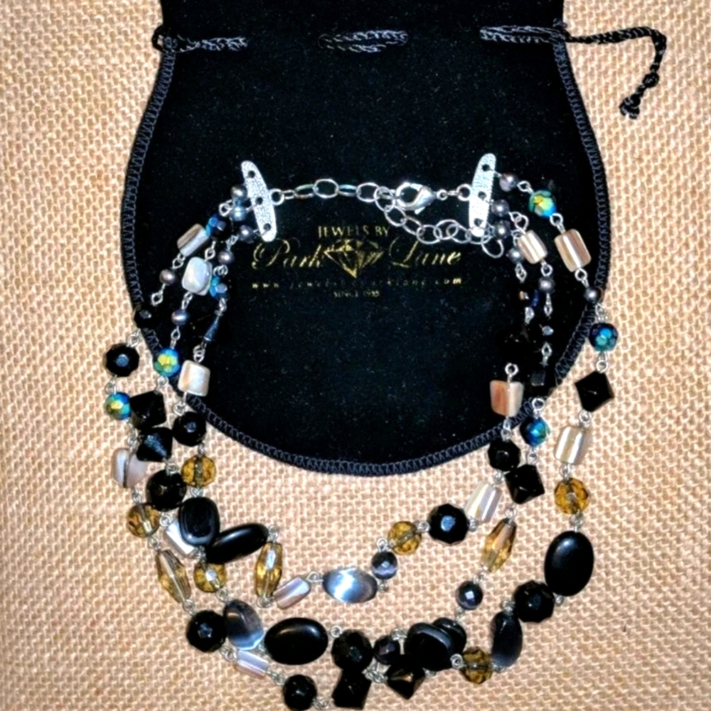 🦋BOGO Park Lane 3-Strand Necklace